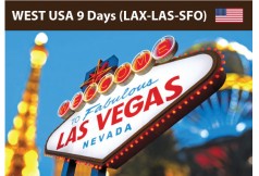 WEST USA 9 Days  (LAX-LAS-SFO) 0